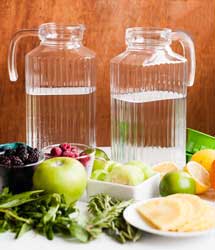 air alkali kangen water dan buah sayur