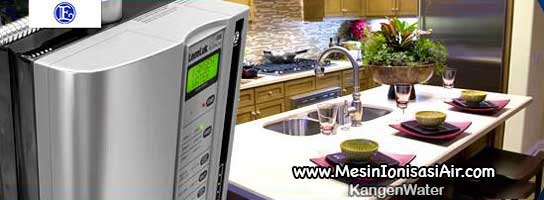 mesin enagic sd501 platinum di dapur rumah
